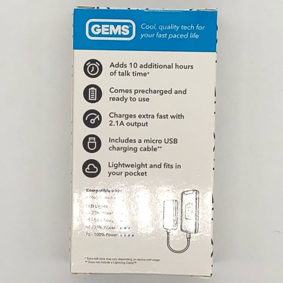 GEMS 400mAh Power Bank - Picture 2 of 2